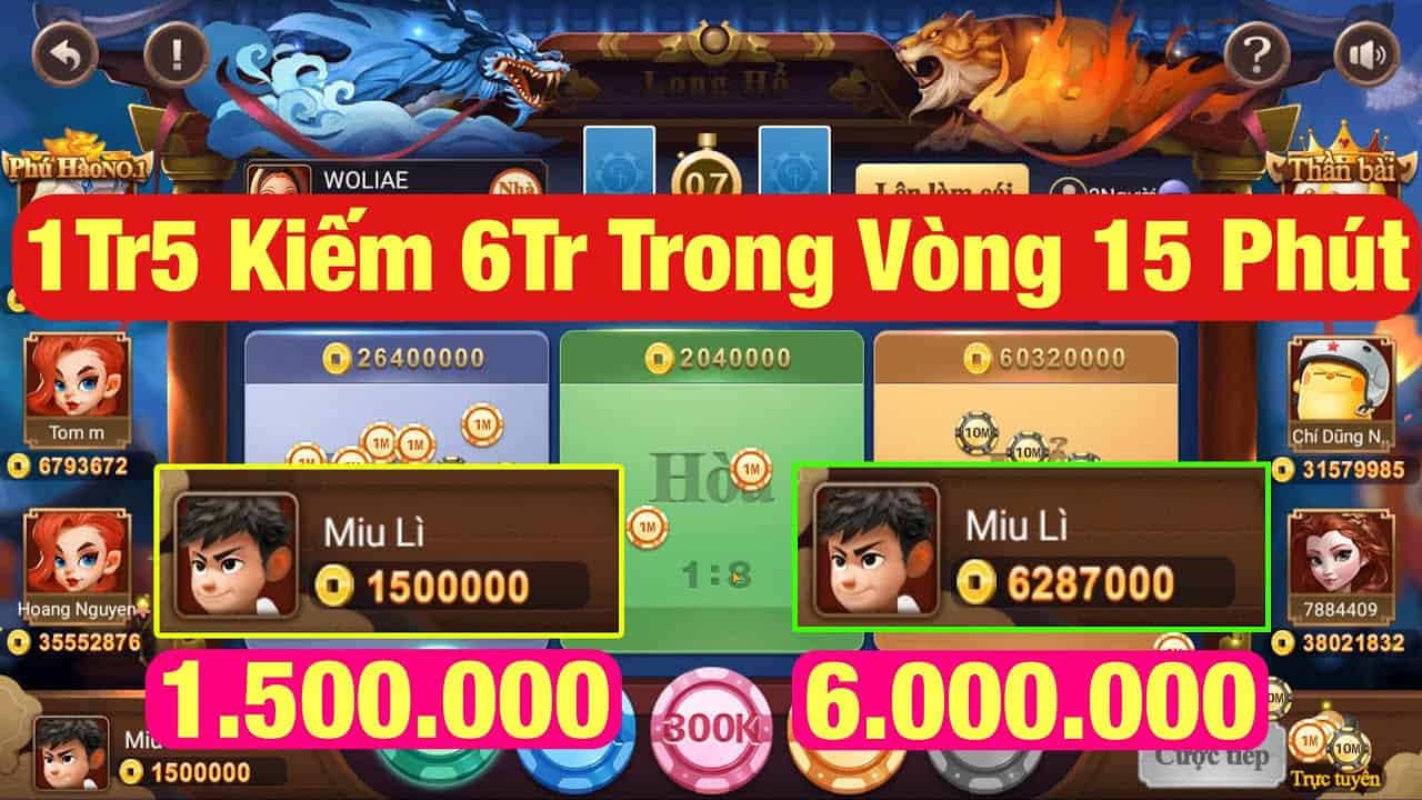 Thử sức vào tựa game rồng hổ xem có gì hấp dẫn?